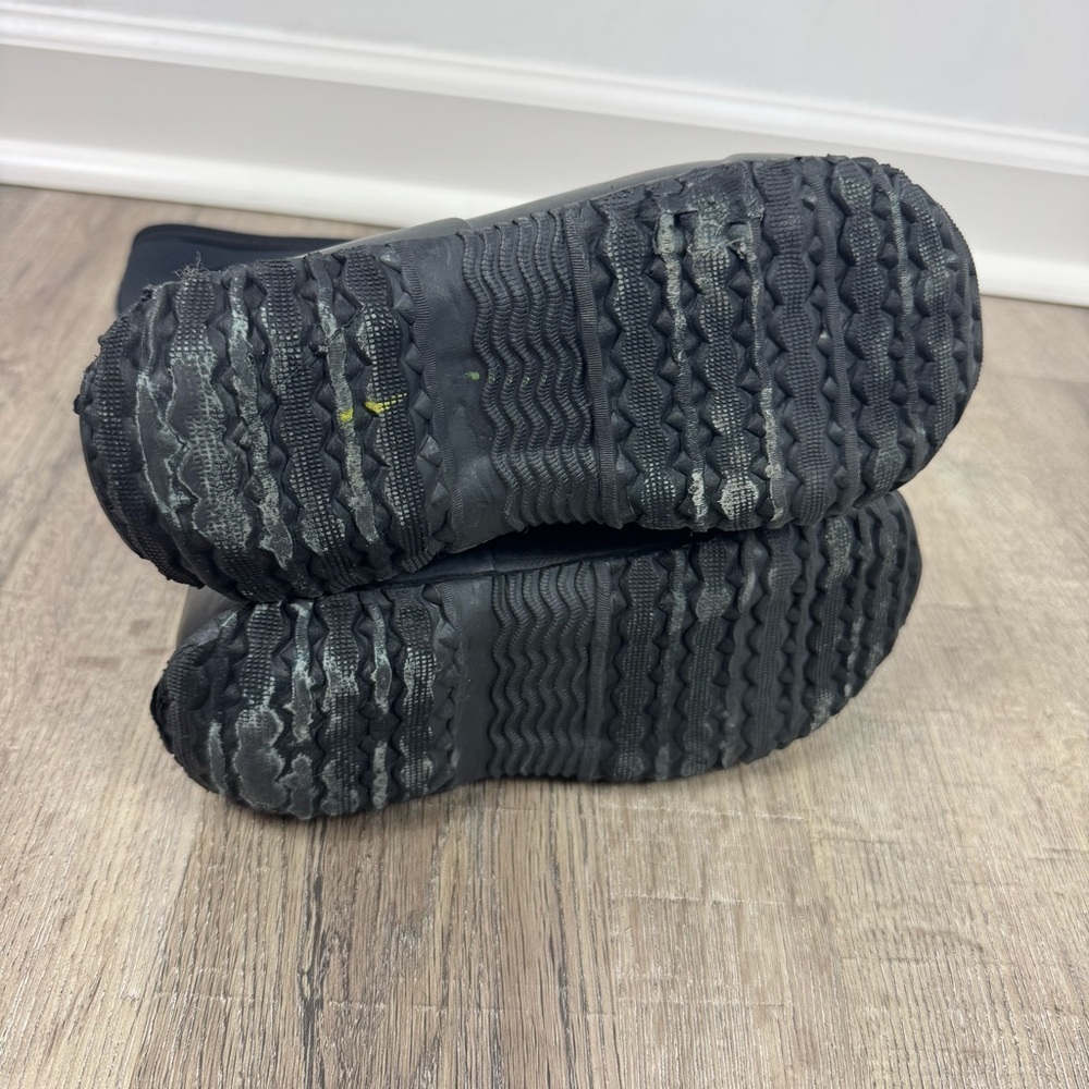 Bogs Durham Solid Winter Boots Kids Size 1 Black Neoprene Waterproof Pull On - Picture 6 of 11
